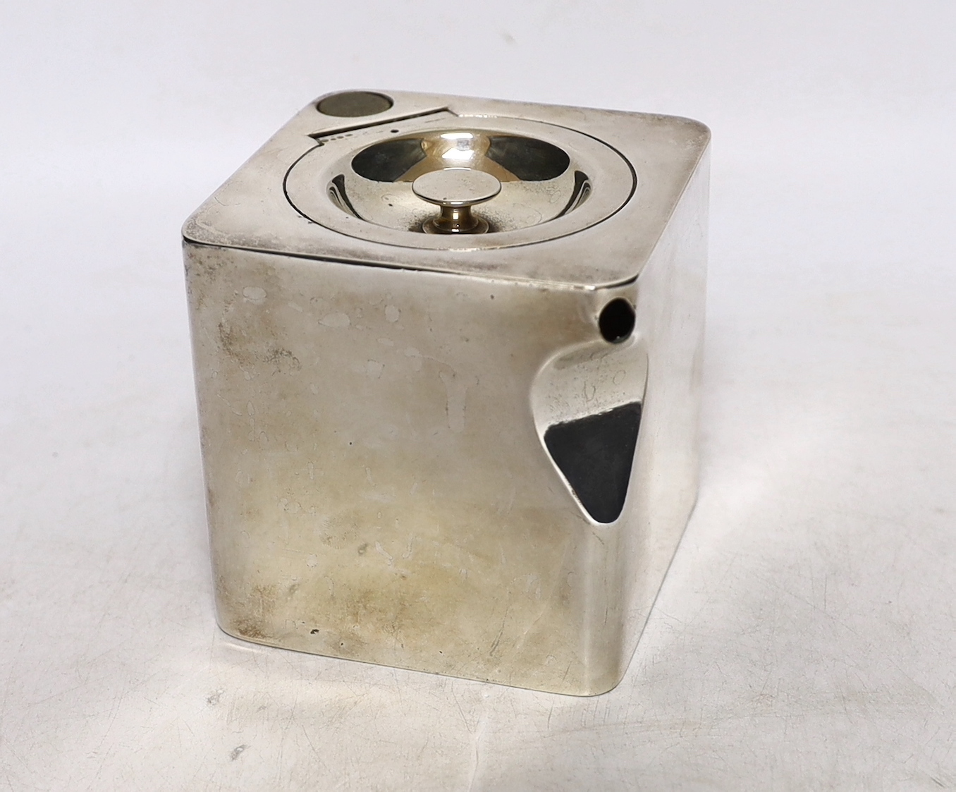 A silver plated Art Deco 